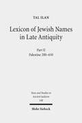 Ilan |  Lexicon of Jewish Names in Late Antiquity. Part.2 | Buch |  Sack Fachmedien