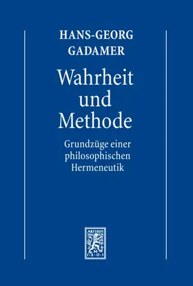 Gadamer |  Gesammelte Werke 1 | Buch |  Sack Fachmedien