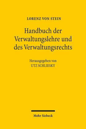 Stein / Schliesky |  Handbuch der Verwaltungslehre und des Verwaltungsrechts | Buch |  Sack Fachmedien