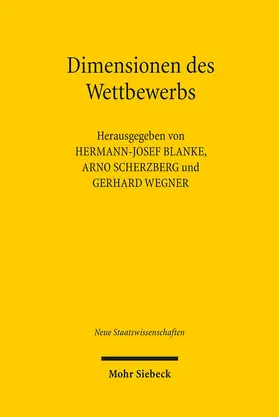 Blanke / Backhaus / Scherzberg |  Dimensionen des Wettbewerbs | Buch |  Sack Fachmedien