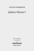 Stemberger |  Judaica Minora. Vol.1 | Buch |  Sack Fachmedien