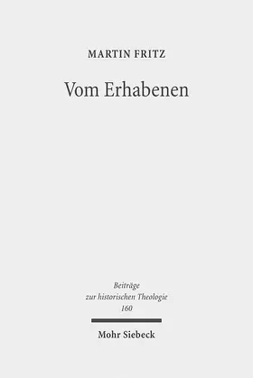 Fritz |  Vom Erhabenen | Buch |  Sack Fachmedien