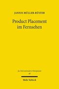 Müller-Rüster |  Product Placement im Fernsehen | Buch |  Sack Fachmedien