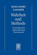 Gadamer |  Hermeneutik I. Wahrheit und Methode | Buch |  Sack Fachmedien