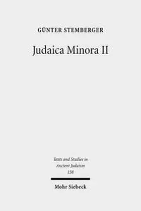 Stemberger |  Judaica Minora | Buch |  Sack Fachmedien