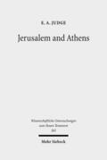 Judge / Nobbs |  Judge, E: Jerusalem and Athens | Buch |  Sack Fachmedien