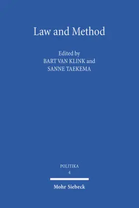 Klink / Taekema |  Law and Method | Buch |  Sack Fachmedien