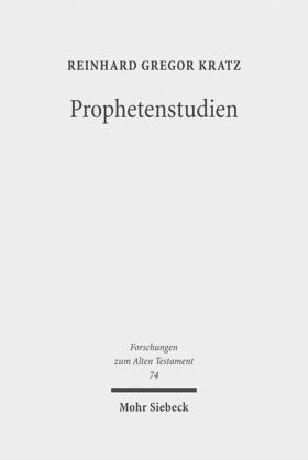 Kratz |  Prophetenstudien | Buch |  Sack Fachmedien