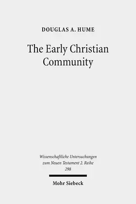 Hume |  The Early Christian Community | Buch |  Sack Fachmedien