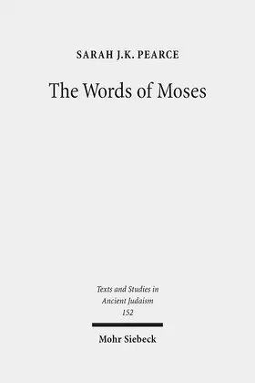 Pearce |  The Words of Moses | Buch |  Sack Fachmedien