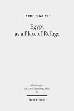 Galvin |  Egypt as a Place of Refuge | Buch |  Sack Fachmedien