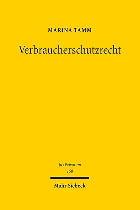 Tamm |  Verbraucherschutzrecht | Buch |  Sack Fachmedien