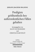 Spalding / van Spankeren / Beutel |  Kritische Ausgabe | Buch |  Sack Fachmedien