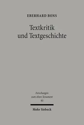 Bons | Textkritik und Textgeschichte | Buch | 978-3-16-150966-7 | sack.de