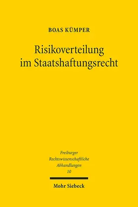 Kümper |  Risikoverteilung im Staatshaftungsrecht | Buch |  Sack Fachmedien