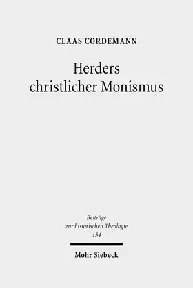 Cordemann |  Herders christlicher Monismus | eBook | Sack Fachmedien