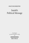 Bäckersten |  Isaiah's Political Message | eBook | Sack Fachmedien