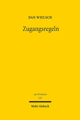 Wielsch |  Zugangsregeln | eBook | Sack Fachmedien