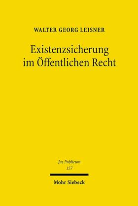 Leisner |  Existenzsicherung im Öffentlichen Recht | eBook | Sack Fachmedien