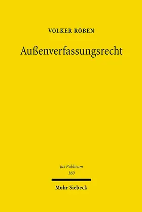 Röben |  Außenverfassungsrecht | eBook | Sack Fachmedien