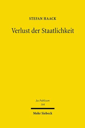 Haack | Verlust der Staatlichkeit | E-Book | sack.de