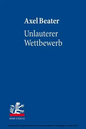Beater | Unlauterer Wettbewerb | E-Book | sack.de