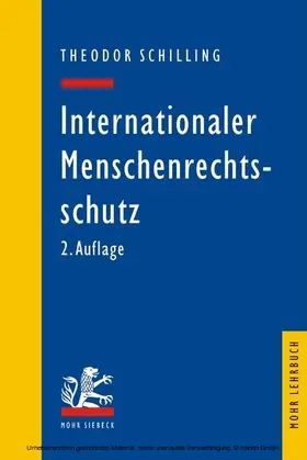 Schilling |  Internationaler Menschenrechtsschutz | eBook | Sack Fachmedien