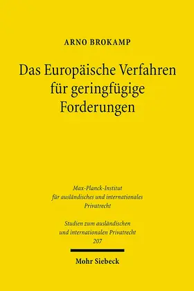 Brokamp |  Das Europäische Verfahren für geringfügige Forderungen | eBook | Sack Fachmedien
