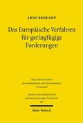 Brokamp |  Das Europäische Verfahren für geringfügige Forderungen | eBook | Sack Fachmedien