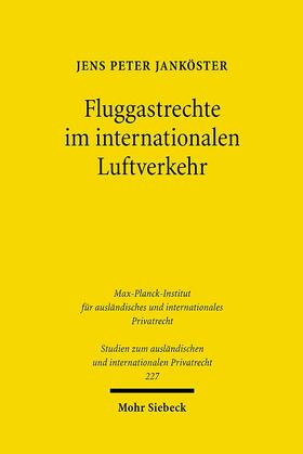 Janköster |  Fluggastrechte im internationalen Luftverkehr | eBook | Sack Fachmedien