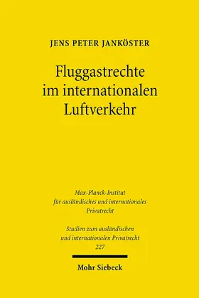 Janköster |  Fluggastrechte im internationalen Luftverkehr | eBook | Sack Fachmedien