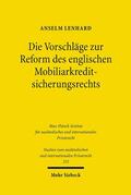 Lenhard |  Die Vorschläge zur Reform des englischen Mobiliarkreditsicherungsrechts | eBook | Sack Fachmedien
