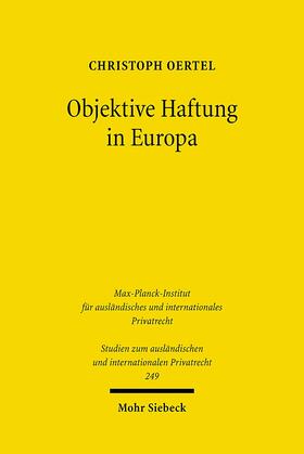 Oertel |  Objektive Haftung in Europa | eBook | Sack Fachmedien