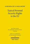 Mata Munoz |  Typical Personal Security Rights in the EU | eBook | Sack Fachmedien