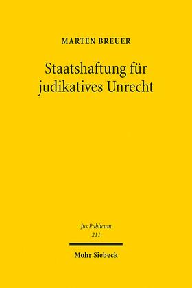 Breuer |  Staatshaftung für judikatives Unrecht | eBook | Sack Fachmedien