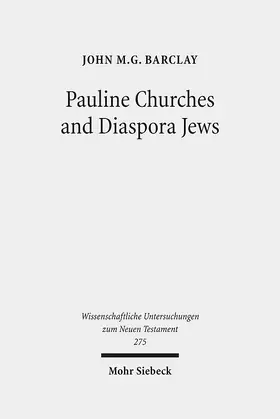 Barclay |  Pauline Churches and Diaspora Jews | eBook | Sack Fachmedien