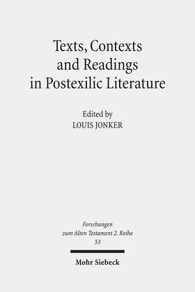 Jonker |  Texts, Contexts and Readings in Postexilic Literature | eBook | Sack Fachmedien
