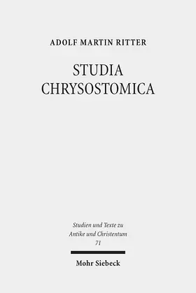 Ritter |  STUDIA CHRYSOSTOMICA | Buch |  Sack Fachmedien