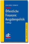 Corneo |  Öffentliche Finanzen: Ausgabenpolitik | Buch |  Sack Fachmedien