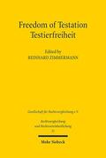 Zimmermann |  Freedom of Testation / Testierfreiheit | Buch |  Sack Fachmedien