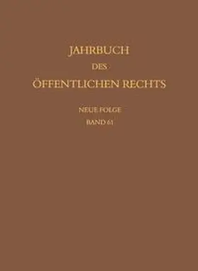 Häberle |  Jahrbuch des öffentlichen Rechts der Gegenwart. Neue Folge | Buch |  Sack Fachmedien