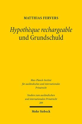 Fervers | Hypothèque rechargeable und Grundschuld | Buch | 978-3-16-152490-5 | sack.de