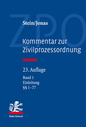 Stein / Jonas |  Kommentar zur Zivilprozessordnung | Buch |  Sack Fachmedien