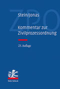 Stein / Jonas |  Kommentar zur Zivilprozessordnung (23. Aufl.) | Buch |  Sack Fachmedien