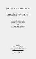 Spalding / Beutel / Söntgerath |  Johann Joachim Spalding: Kritische Ausgabe | Buch |  Sack Fachmedien