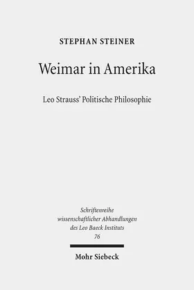 Steiner |  Weimar in Amerika | Buch |  Sack Fachmedien