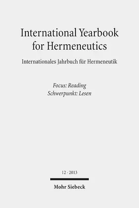 Figal |  International Yearbook for Hermeneutics / Internationales Jahrbuch für Hermeneutik | Buch |  Sack Fachmedien