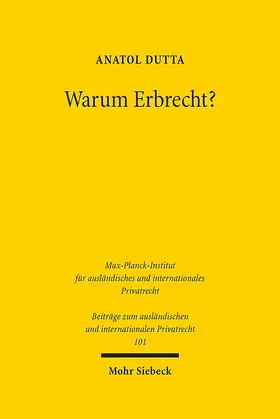 Dutta |  Warum Erbrecht? | Buch |  Sack Fachmedien