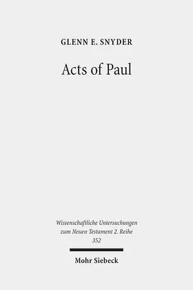 Snyder |  Acts of Paul | eBook | Sack Fachmedien