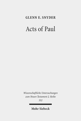 Snyder | Acts of Paul | E-Book | sack.de